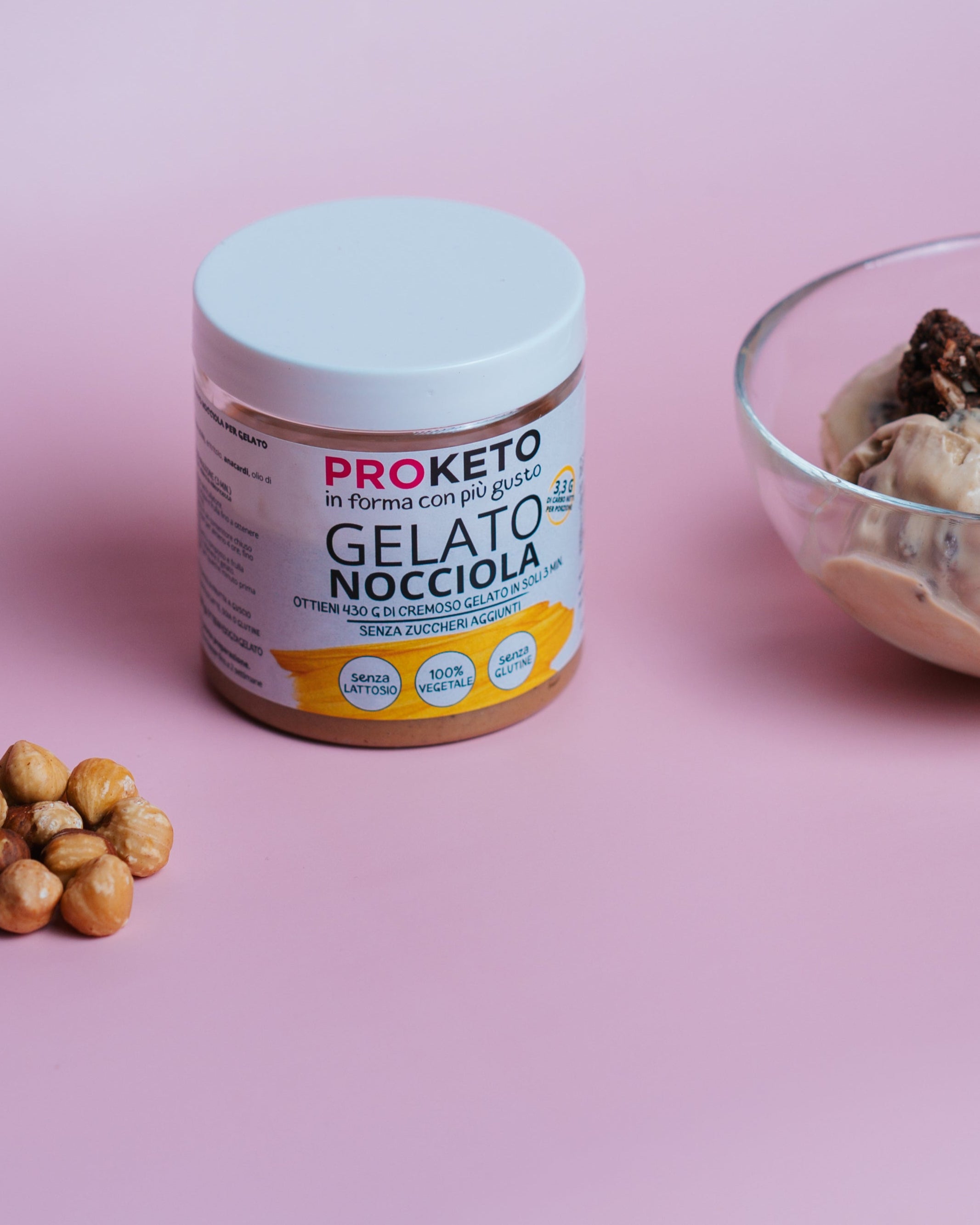 gelato keto nocciola